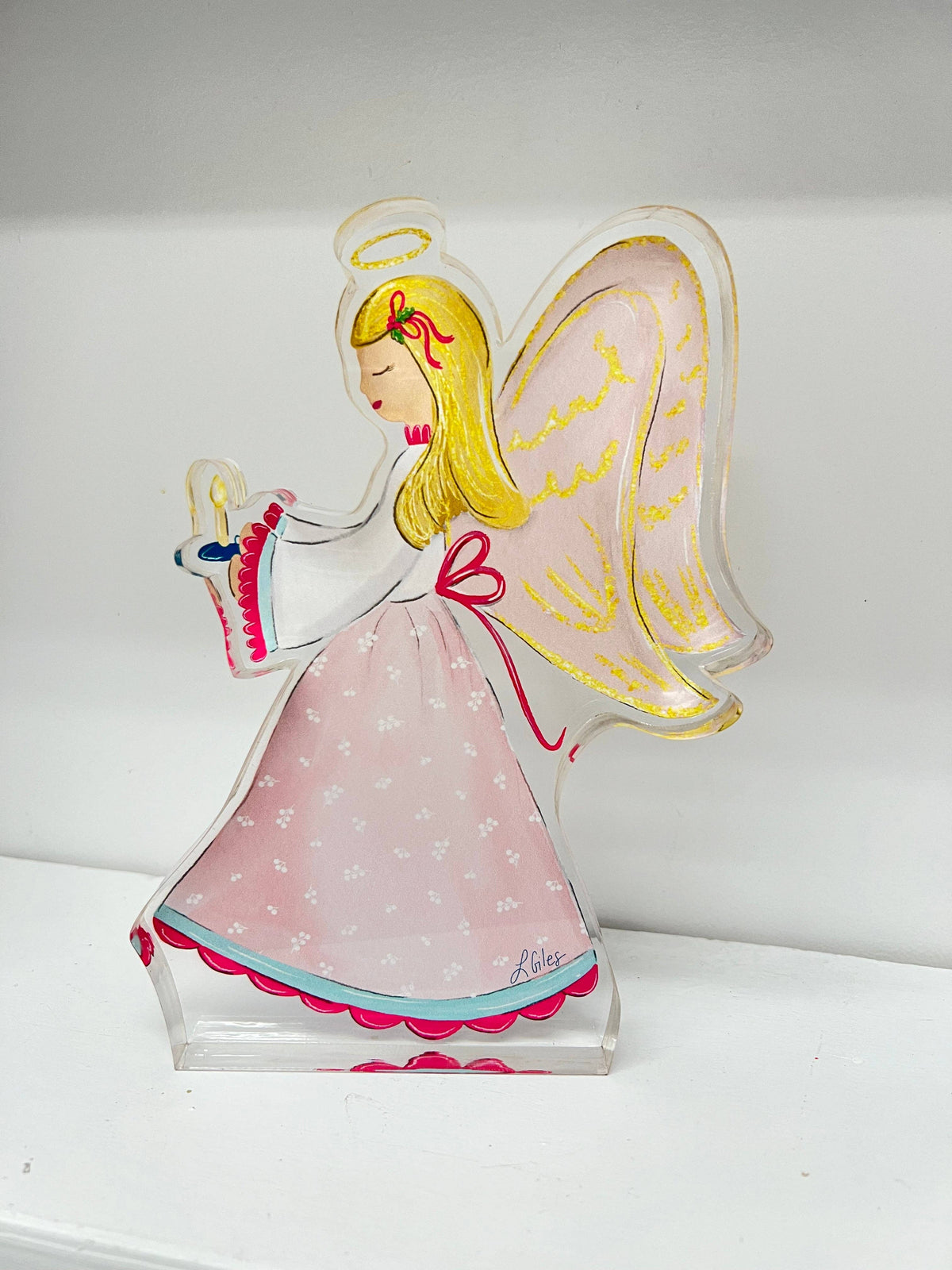 Angel Acrylic Block 8"