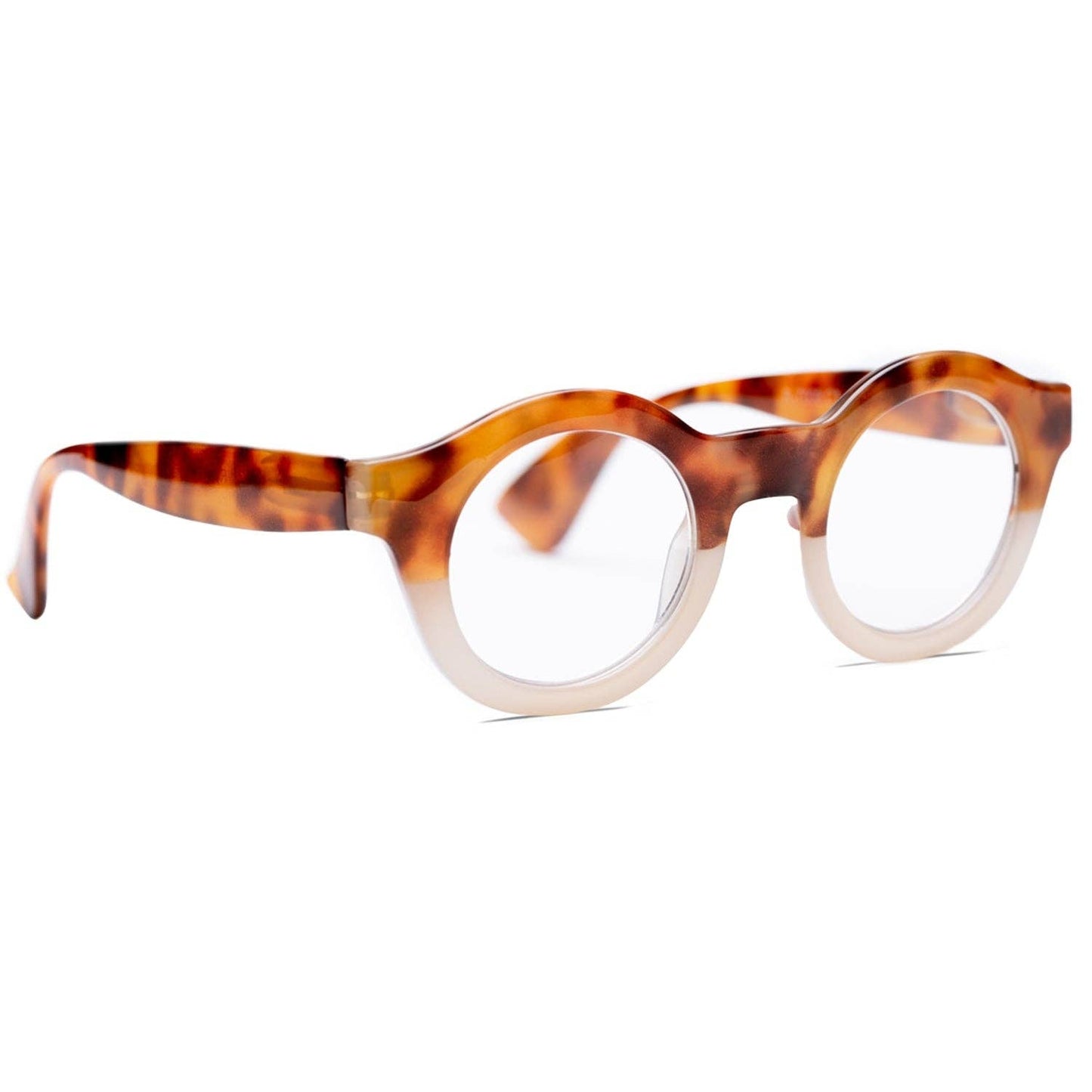 TAYLOR | Amber Tortoise | Ivory | Blue Light