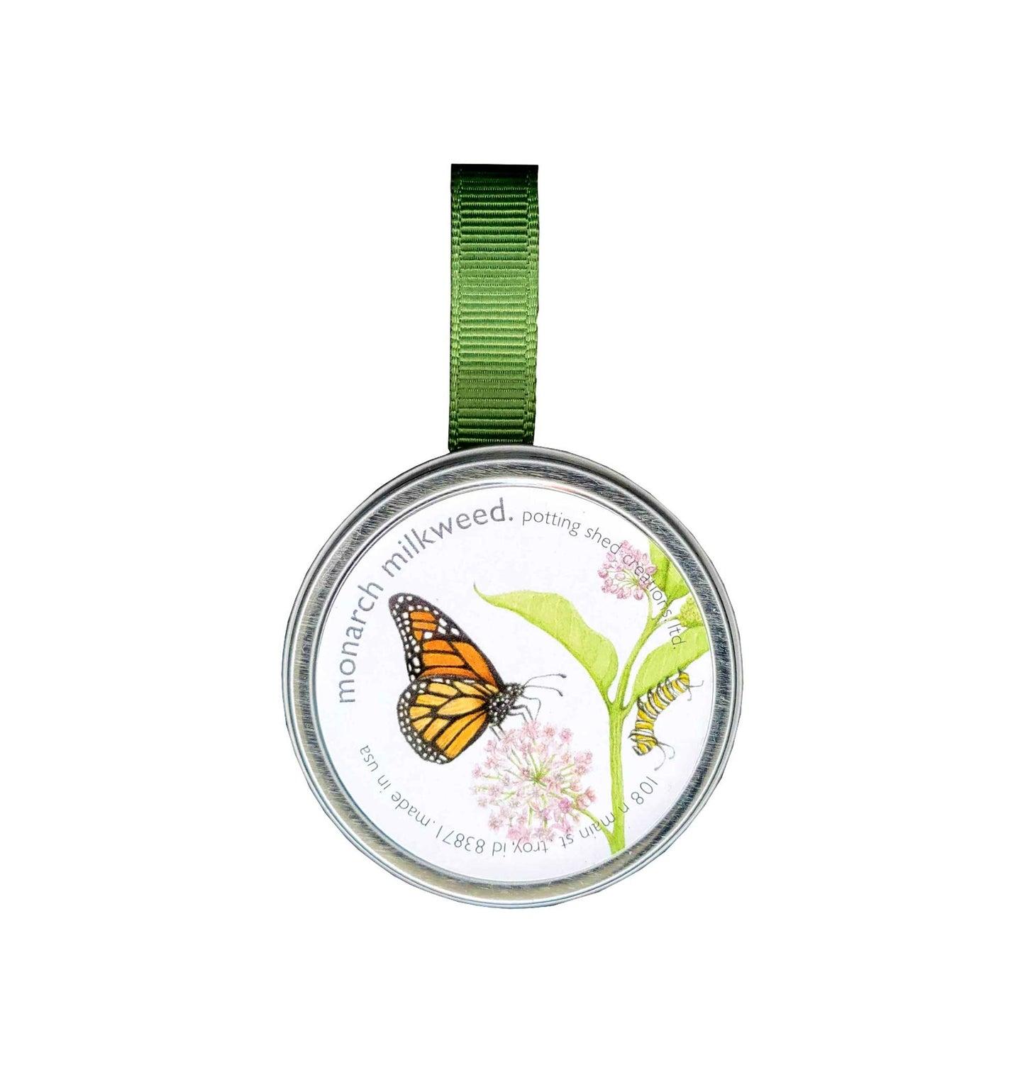Garden Sprinkles Ornament | Monarch Butterfly Flower Garden