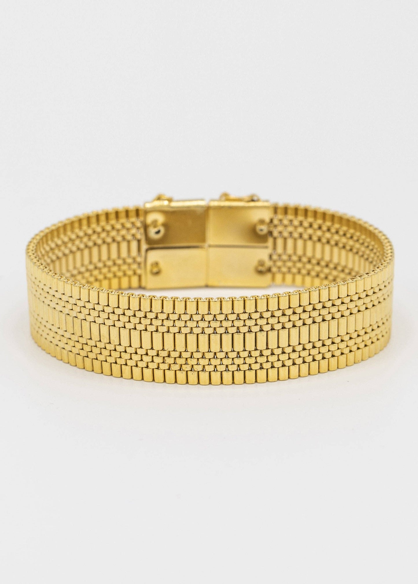 Rebecca Gold Mesh Bracelet