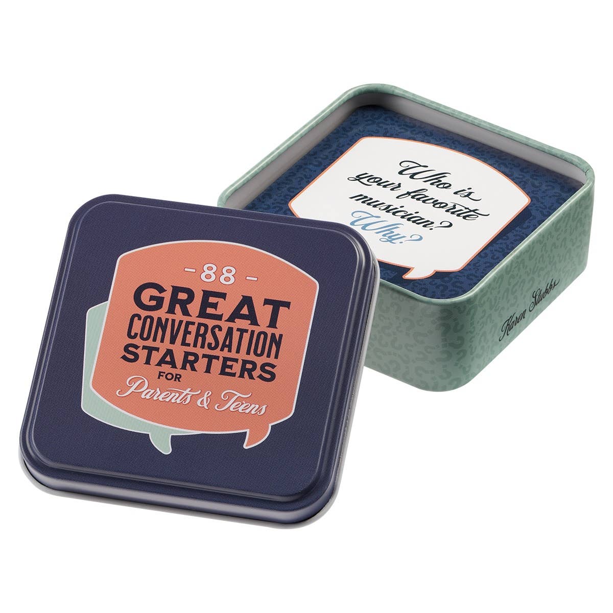 Cards in Tin 88 Great Conversation Starters Parents & Teen