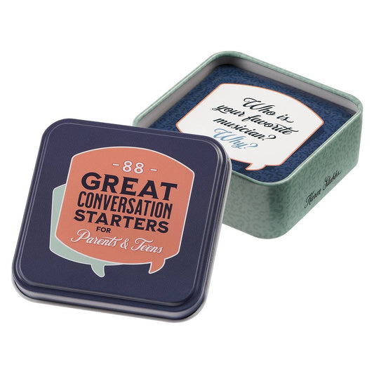 Cards in Tin 88 Great Conversation Starters Parents & Teen