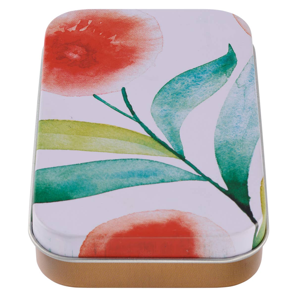 Keychain in Tin Orange Blossoms Embrace