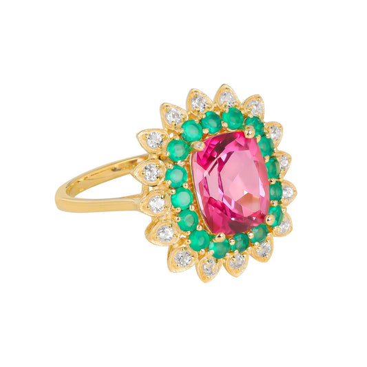 Multi Stone Cocktail Ring