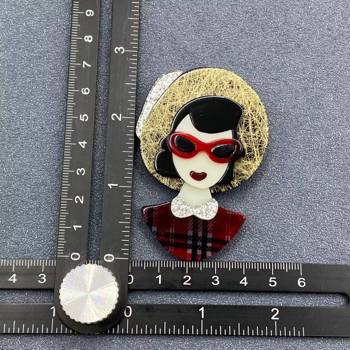 Creative Beauty Acrylic Brooch