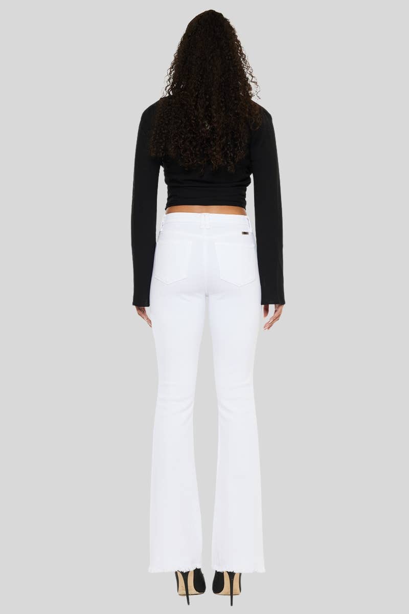 OPEN PACK HIGH RISE BOOTCUT JEANS-KC11259WT