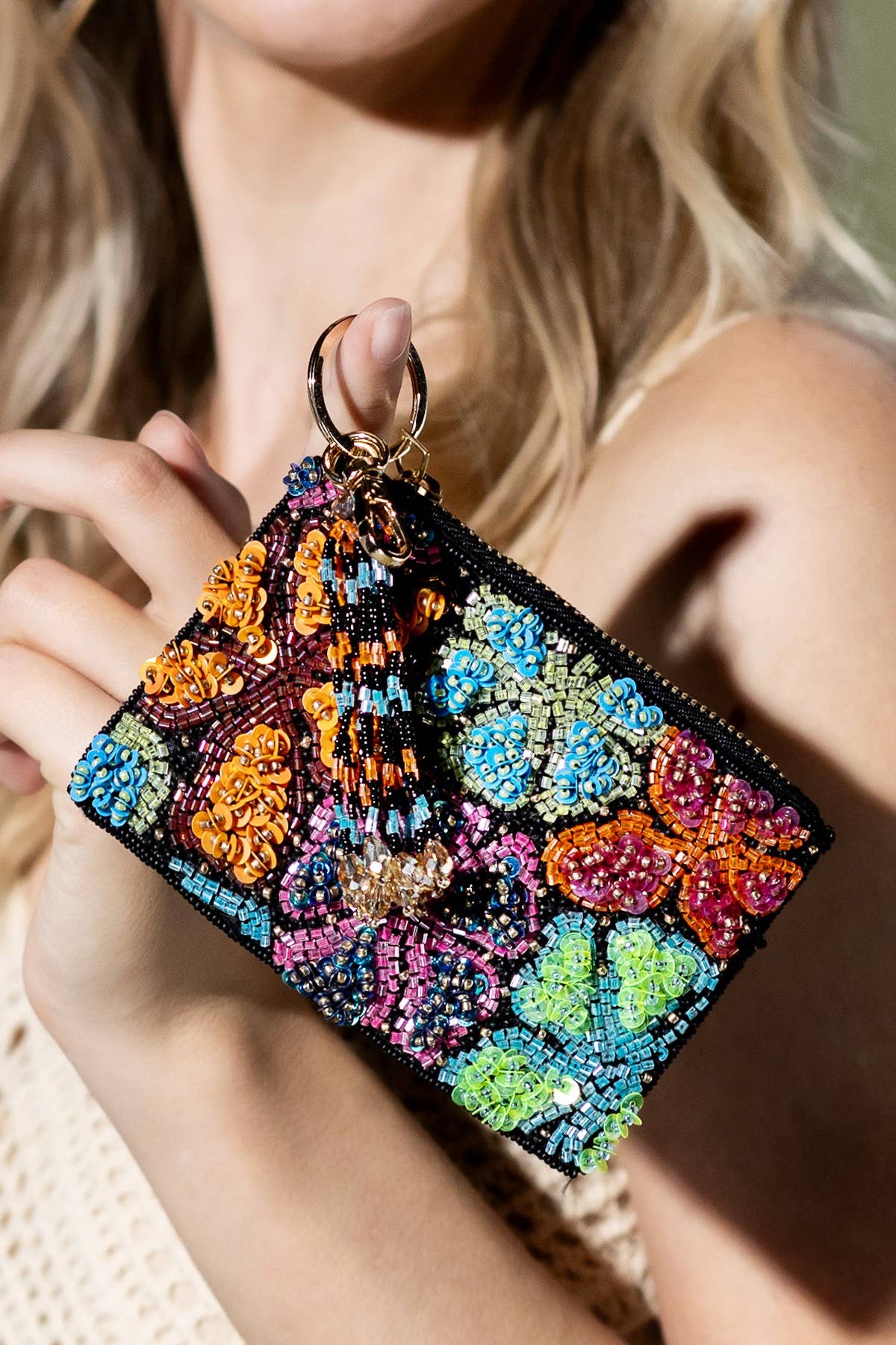 Handmade Acacia Coin Pouch