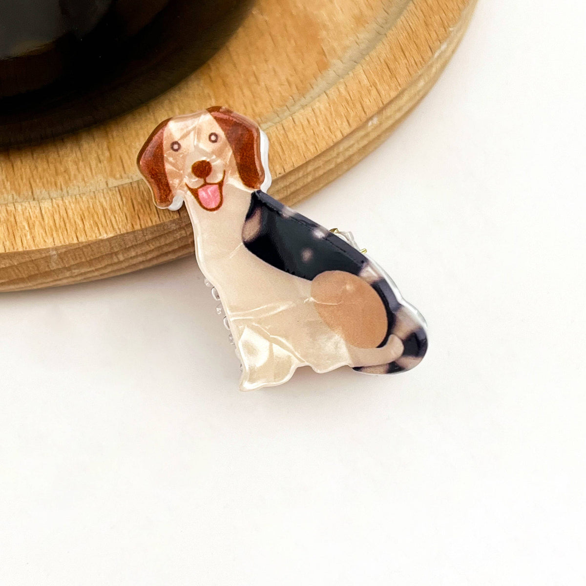 Mini Cute Puppy Claw Clip