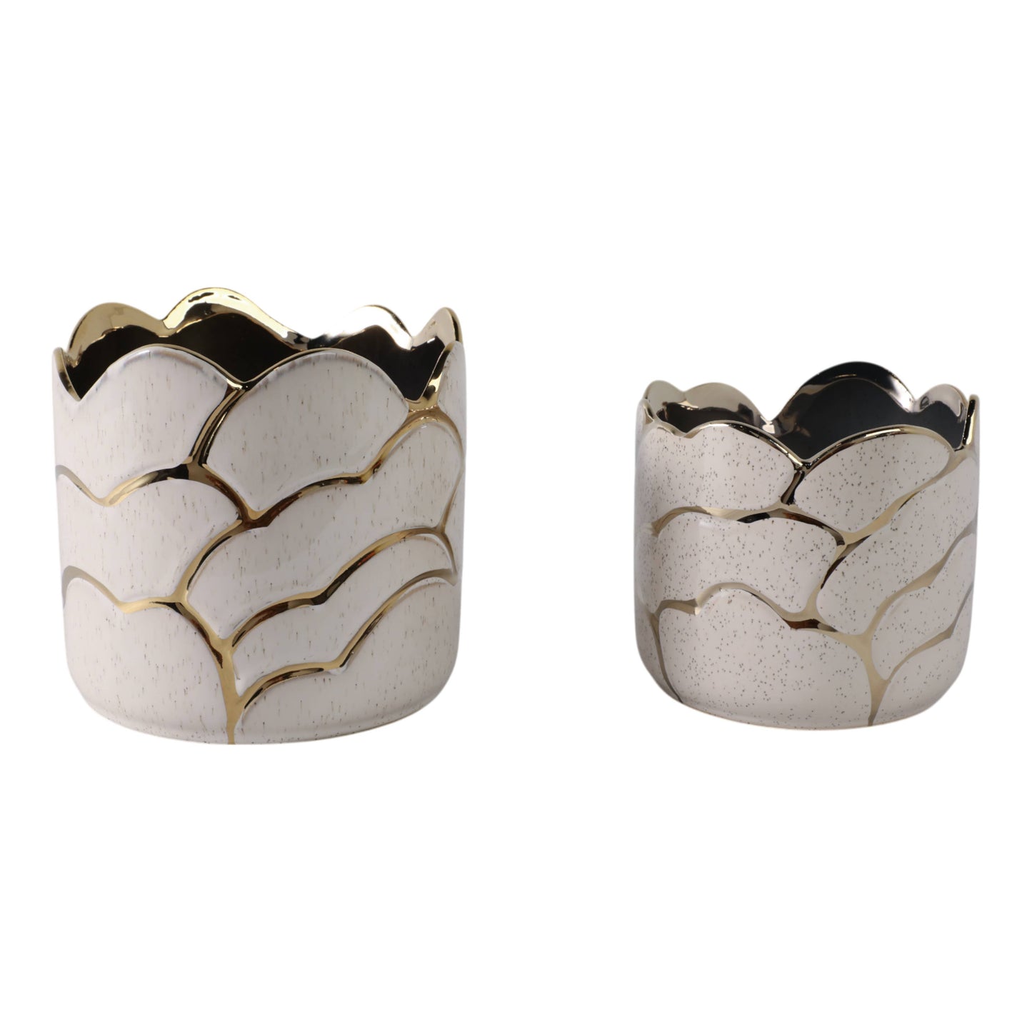 Ivory/Gold Resin Clouds, 6/7 in.