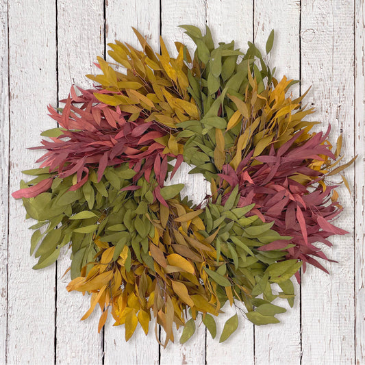 Harvest Farmhouse Willow Wreath
