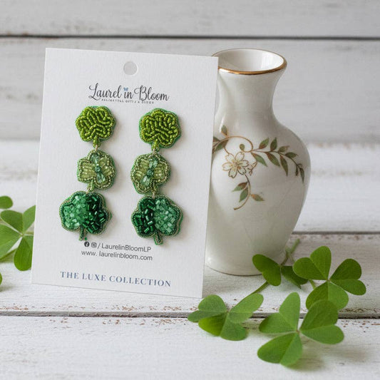 Lucky Clover Cascade Earrings