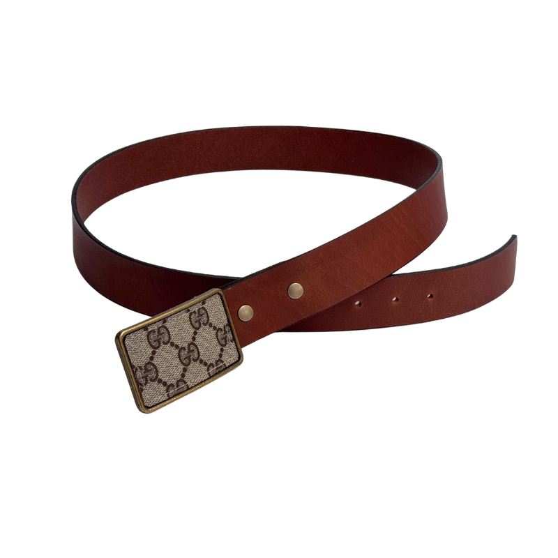 Boujee Belt | Upcycled Gucci & Leather