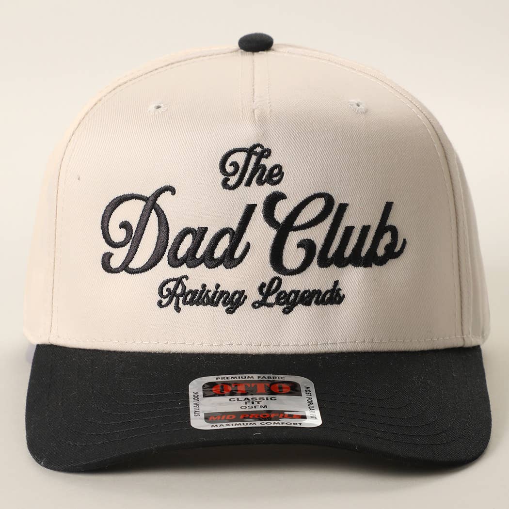 The Dad Club Raising Legends Embroidered Trucker Hat