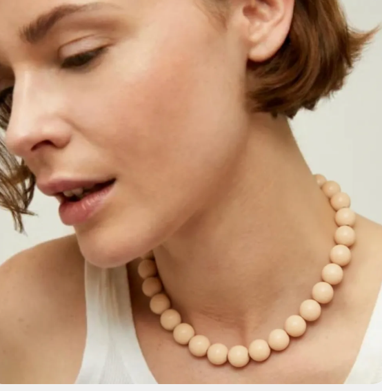 Été Beads Beaded Necklace with PVD sailor Clasp