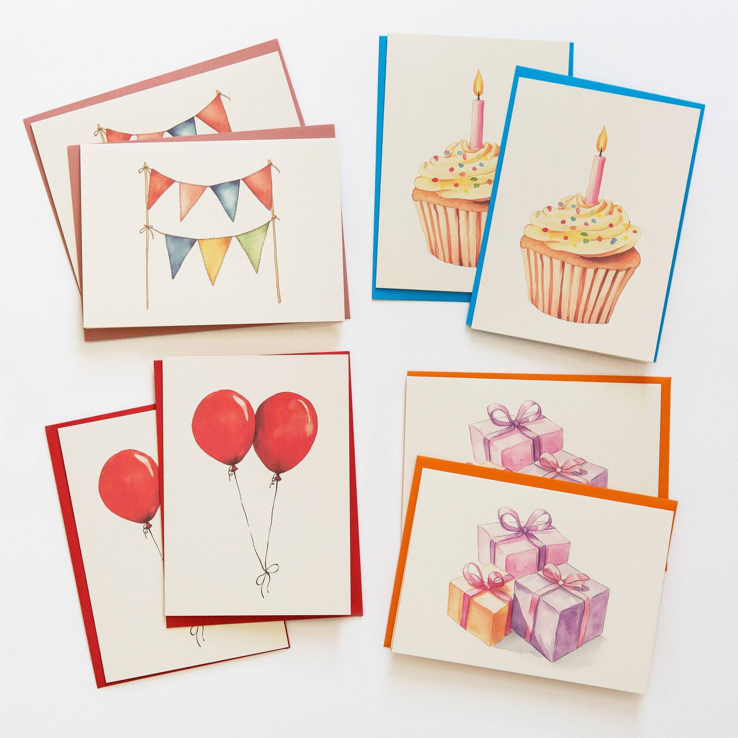 Balloons - Box of 6 Note Cards
