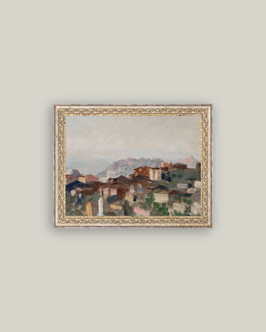 View of Constantinople Framed Antique Art