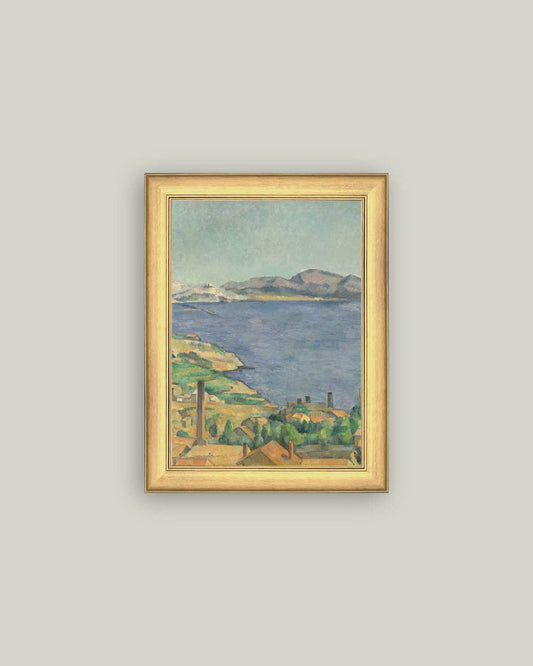 The Gulf of Marseilles Framed Antique Art