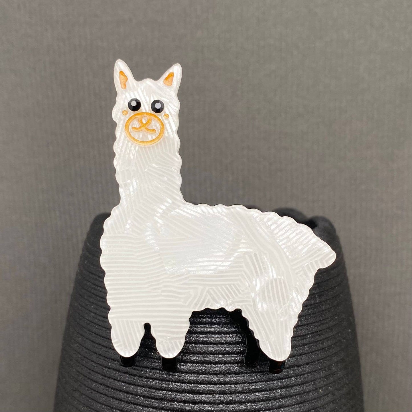 Alpaca Acrylic Brooch