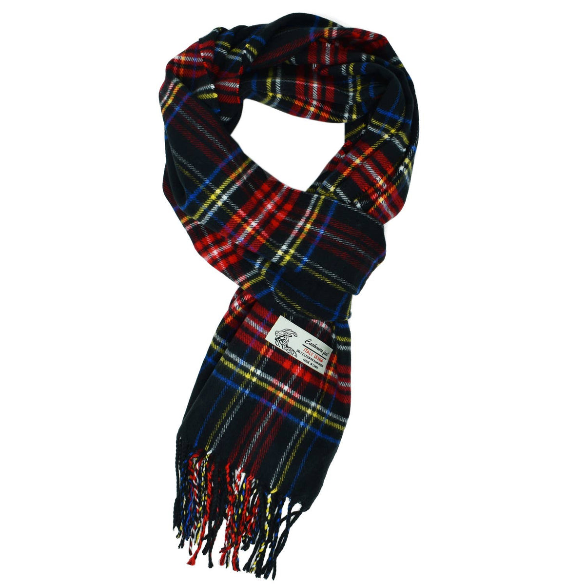 Soft Cashmere Feel Stewart Plaid Winter Muffler Scarf