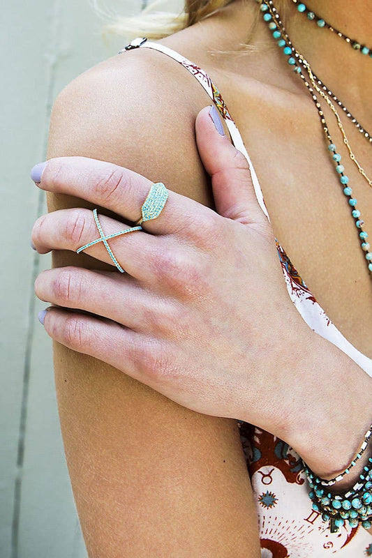 ID RING- TURQUOISE