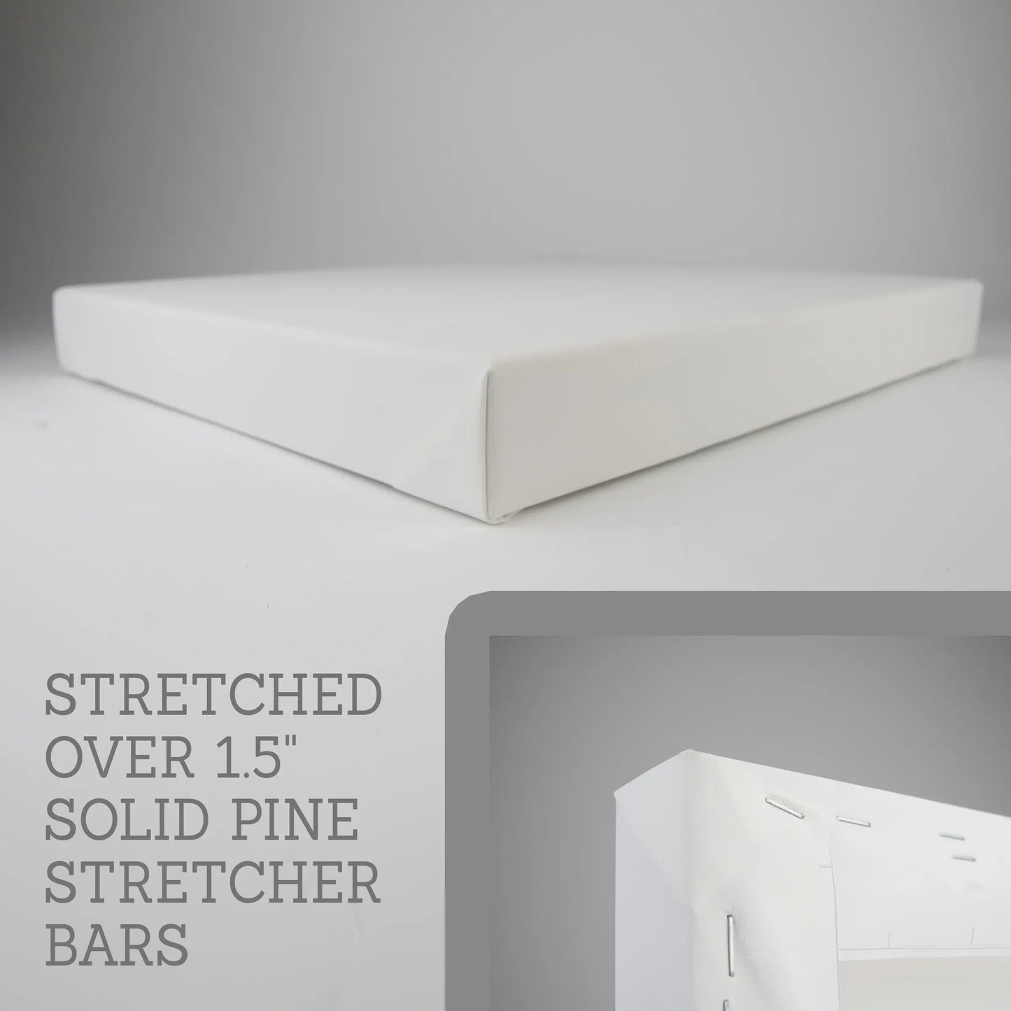 Green Pine Tree Forest. Foggy Nature Wall Art Print