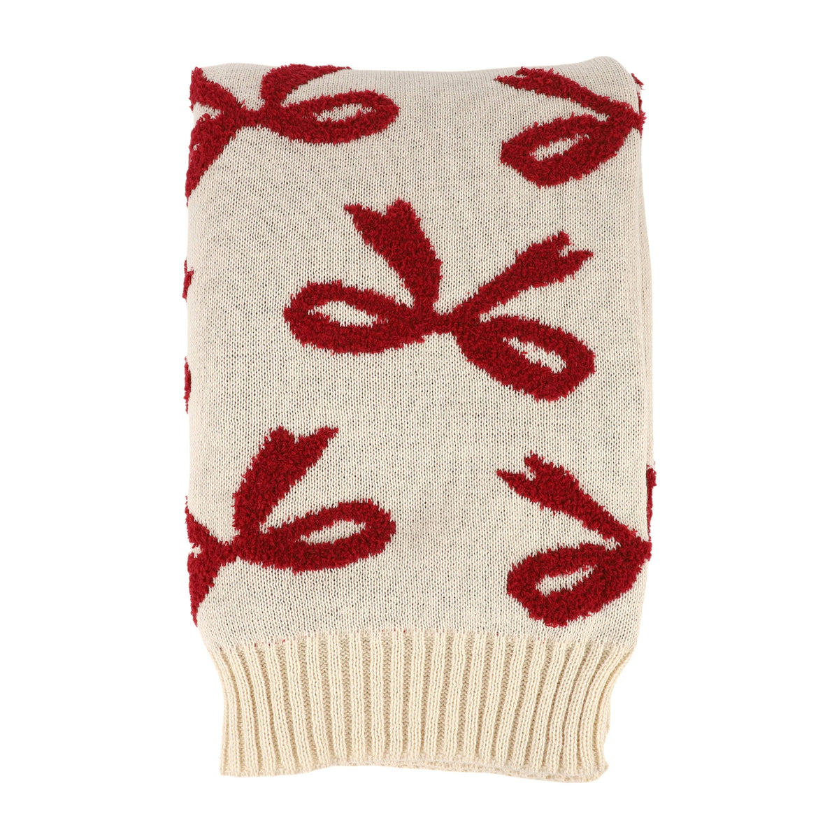 Bow Pattern Throw Blanket
