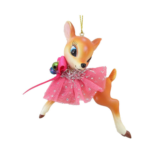 3.25in Retro Deer Orn