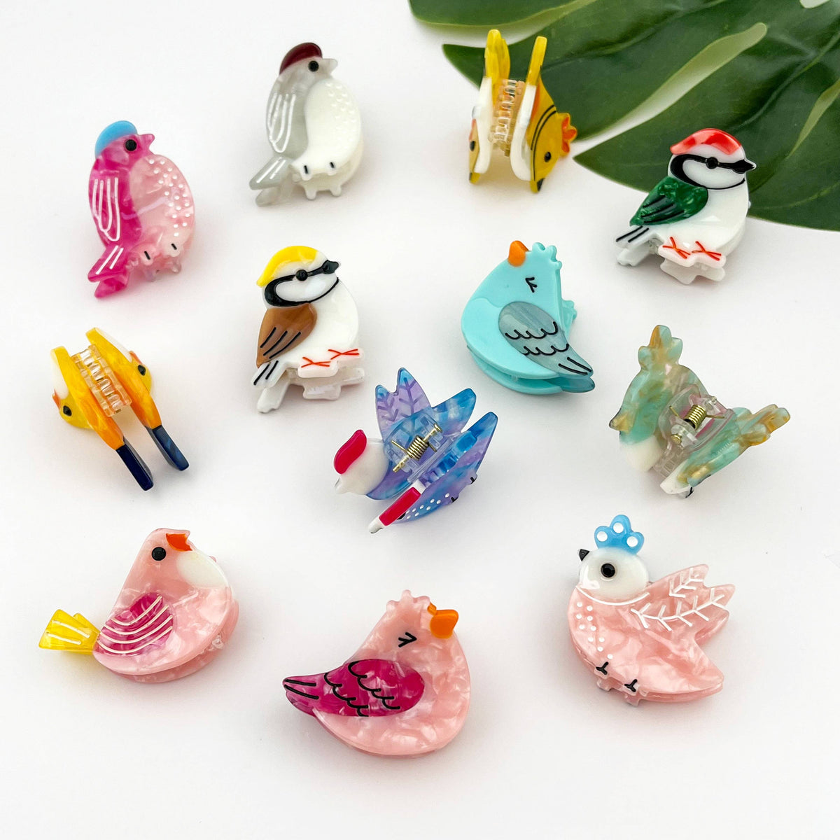 Mini Bird Hair Claw Clip