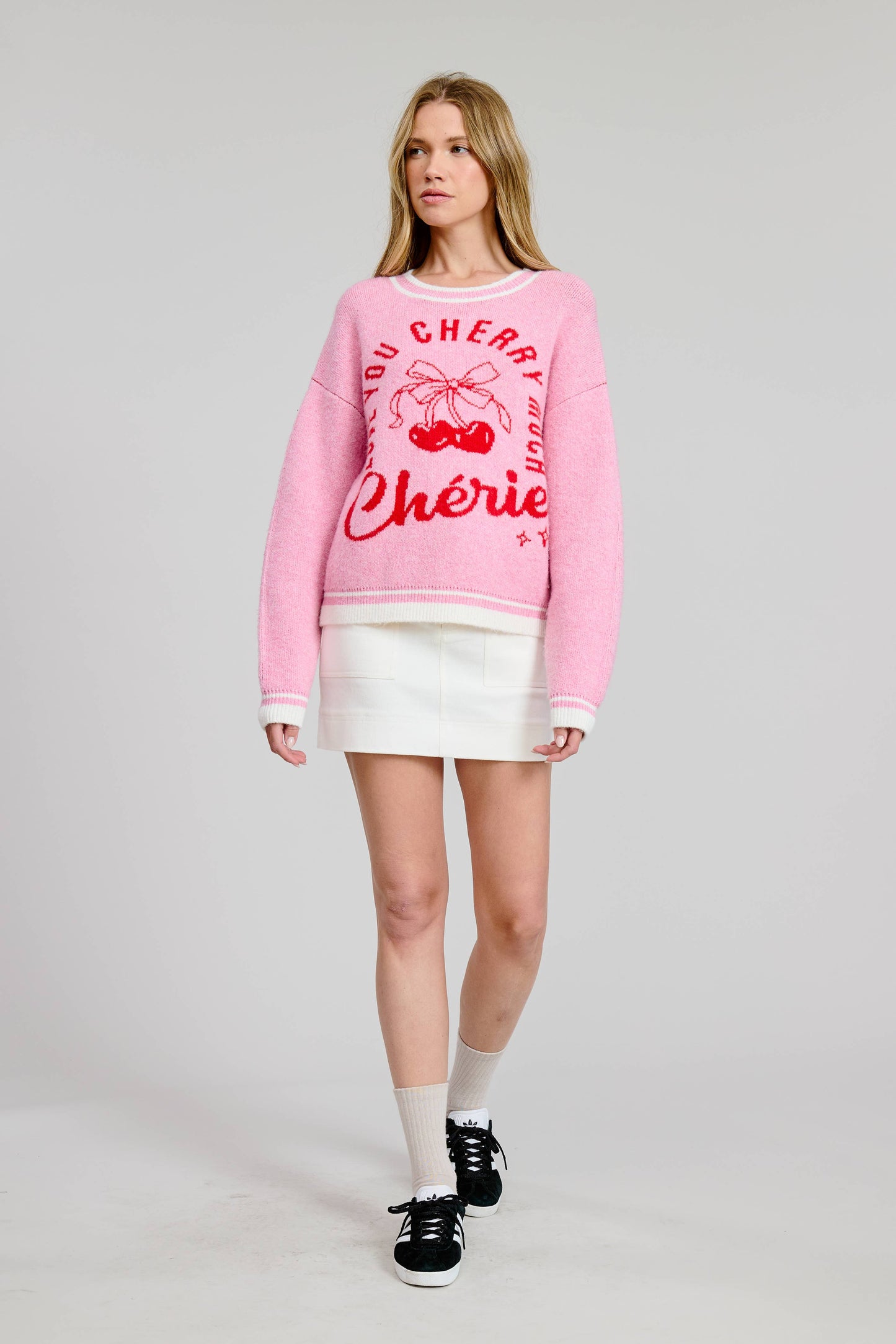 Love You Cherry Much Sweater Top
