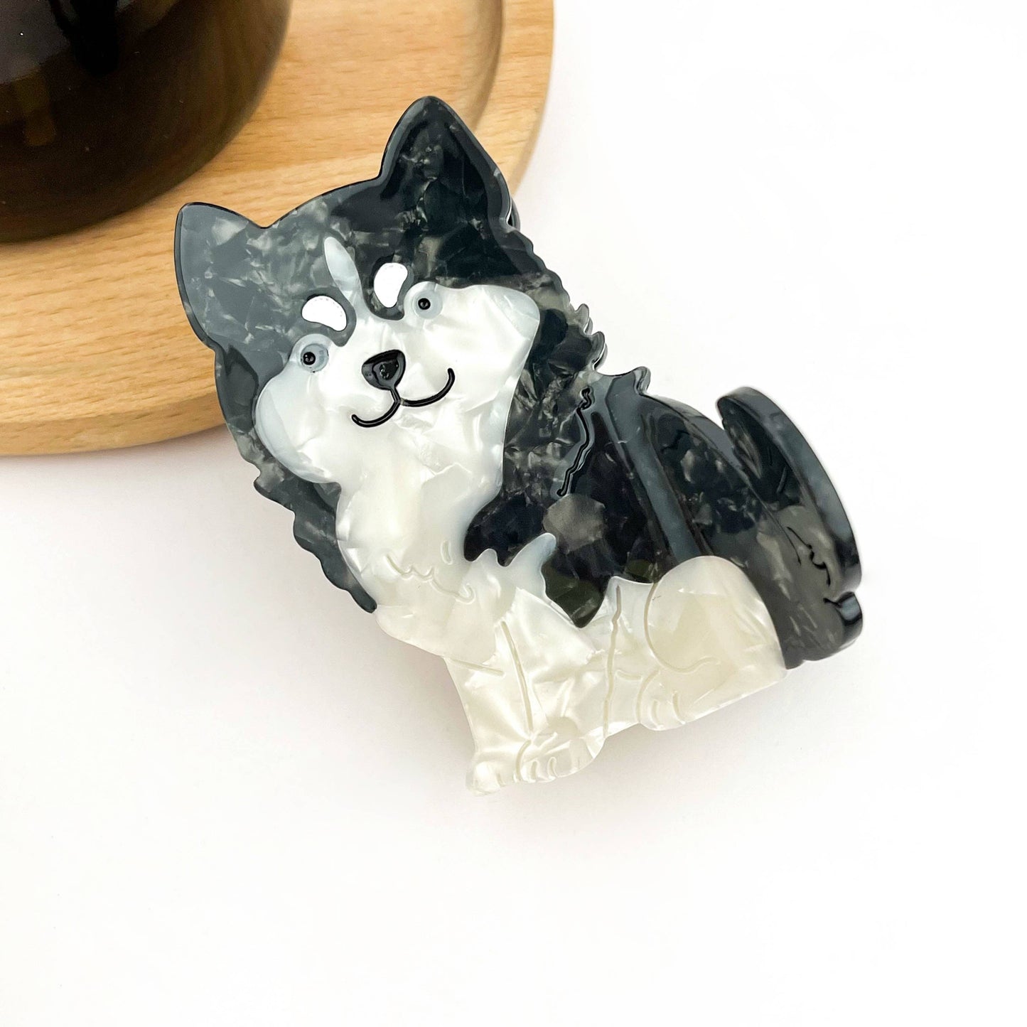 Acetate Puppy Series Hair Clips, Cute Dog Barrettes