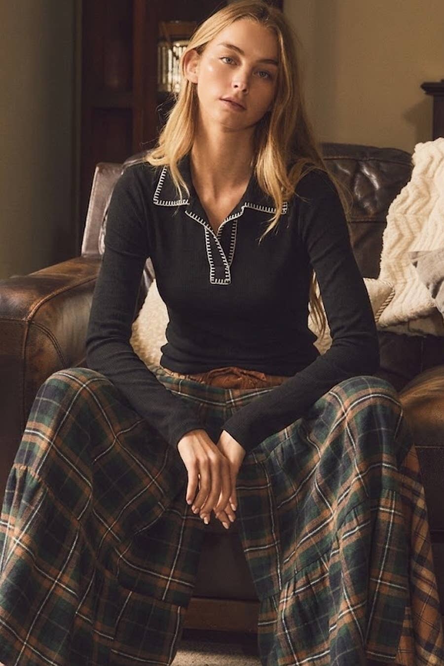 Soft Ribbed Knit Top
