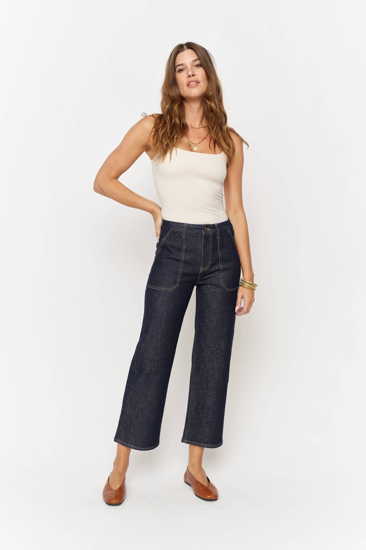 Aberdeen Carpenter Crop Jeans