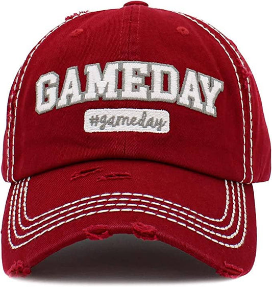 Vintage Patch Hat - Game Day (Red/White)