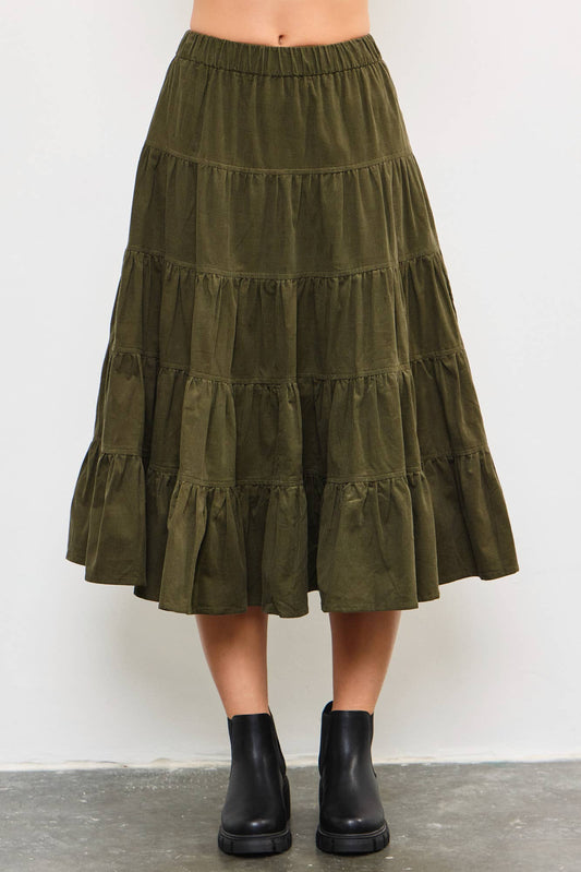 TIERED SKIRT
