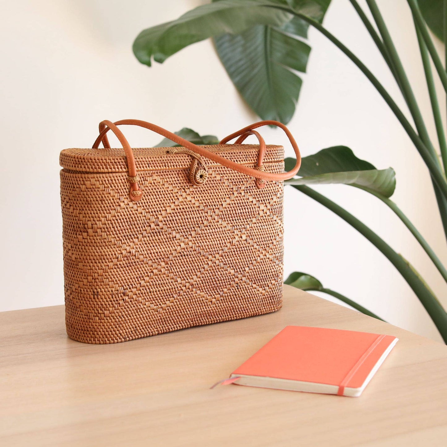 Bali Rattan Handbag - Melina