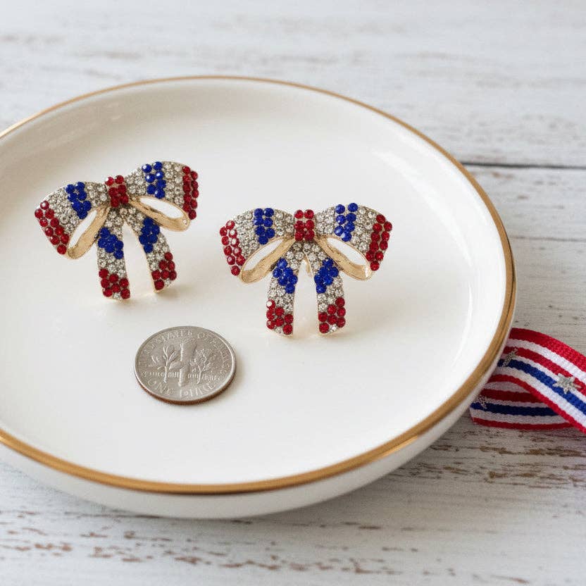 Liberty Bow Celebration Earrings