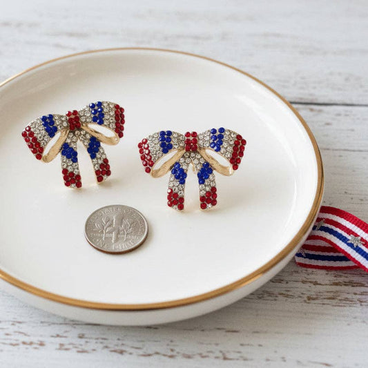 Liberty Bow Celebration Earrings