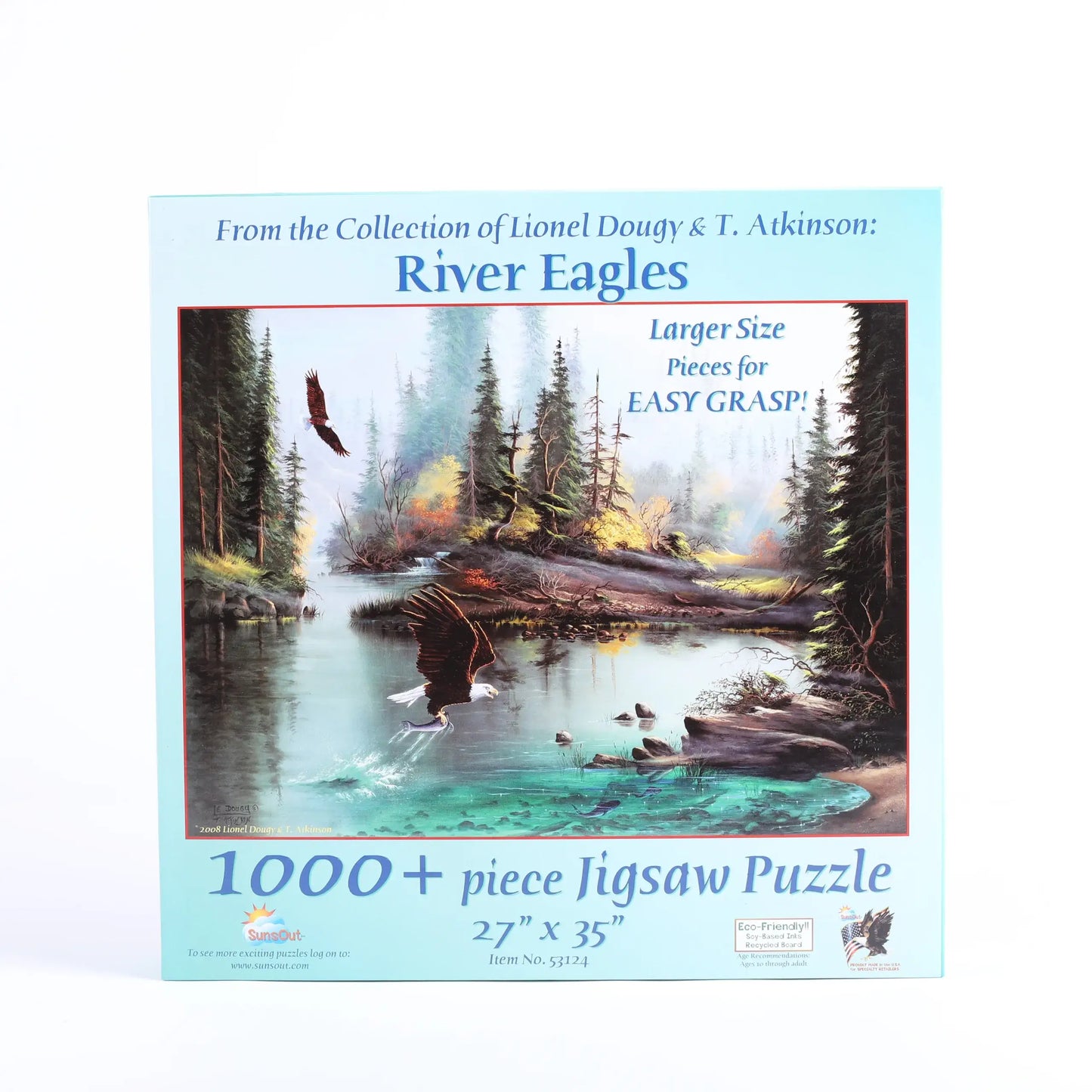 River Eagles 1000+ Piece Jigsaw Puzzle
