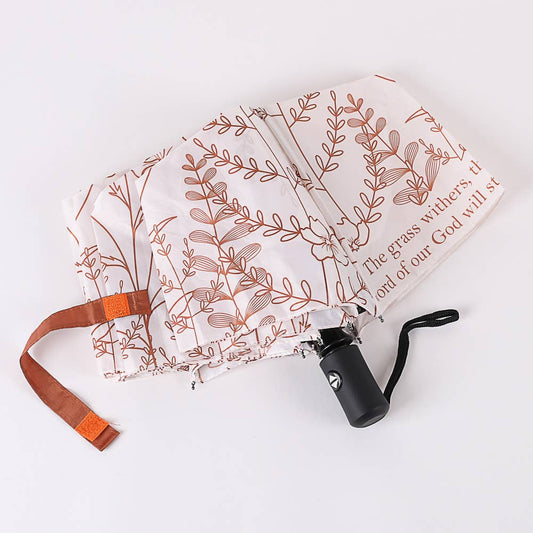 Isaiah 40:8 Wildflower Compact Umbrella