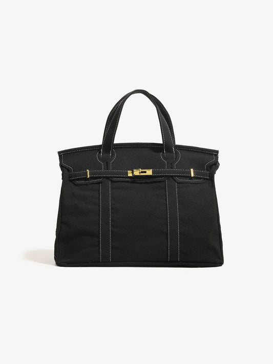 Boat Bag Solid Color - Handmade Premium Cotton Canvas