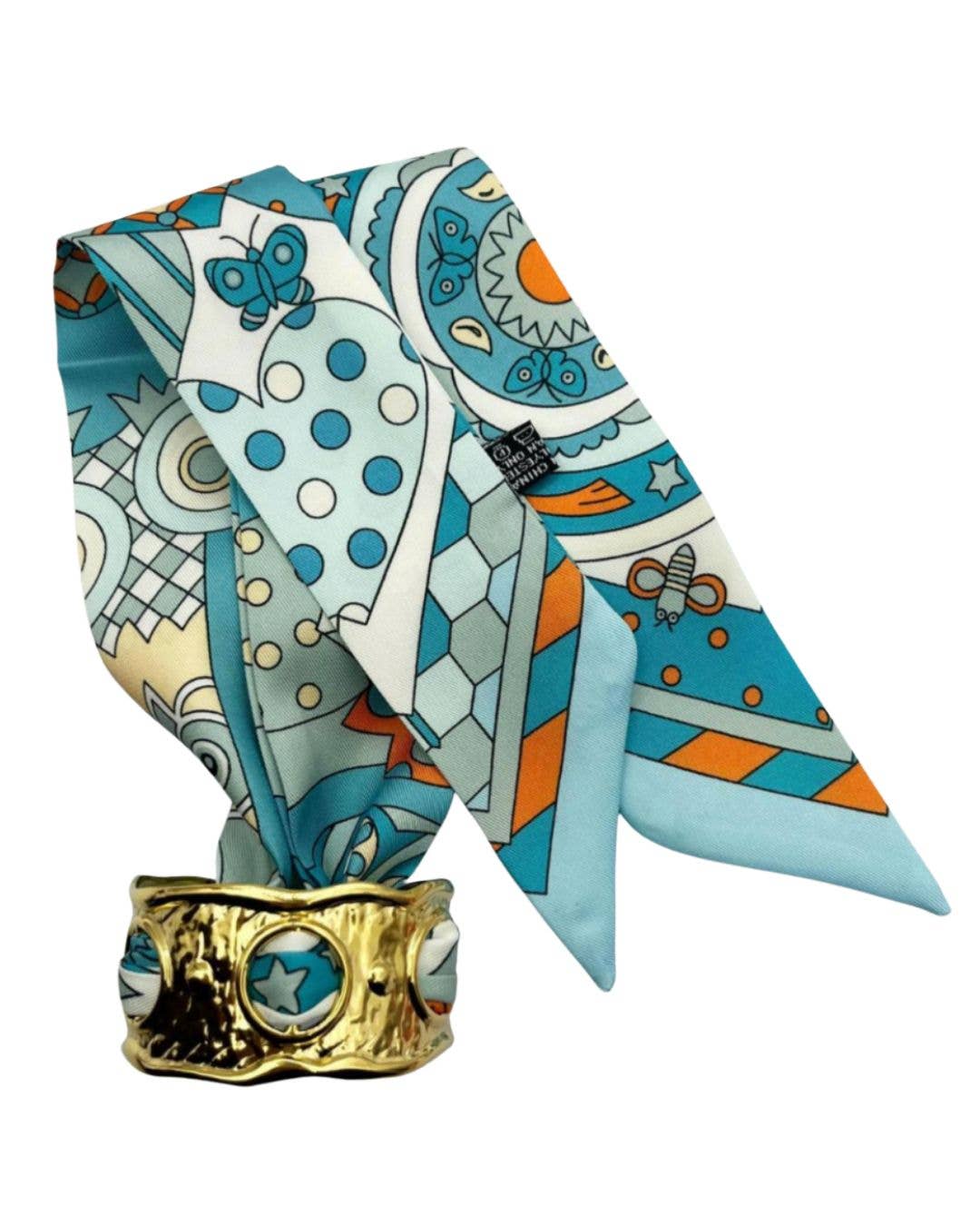 Scalloped Scarf Cuff - Wren