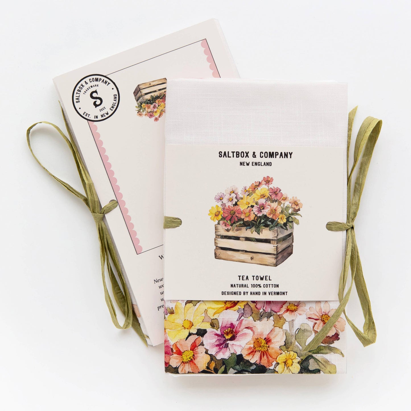 Wildflower Crate - Tea Towel
