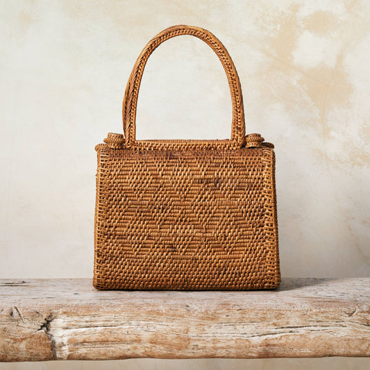 Ata Vine Handbag - Natural