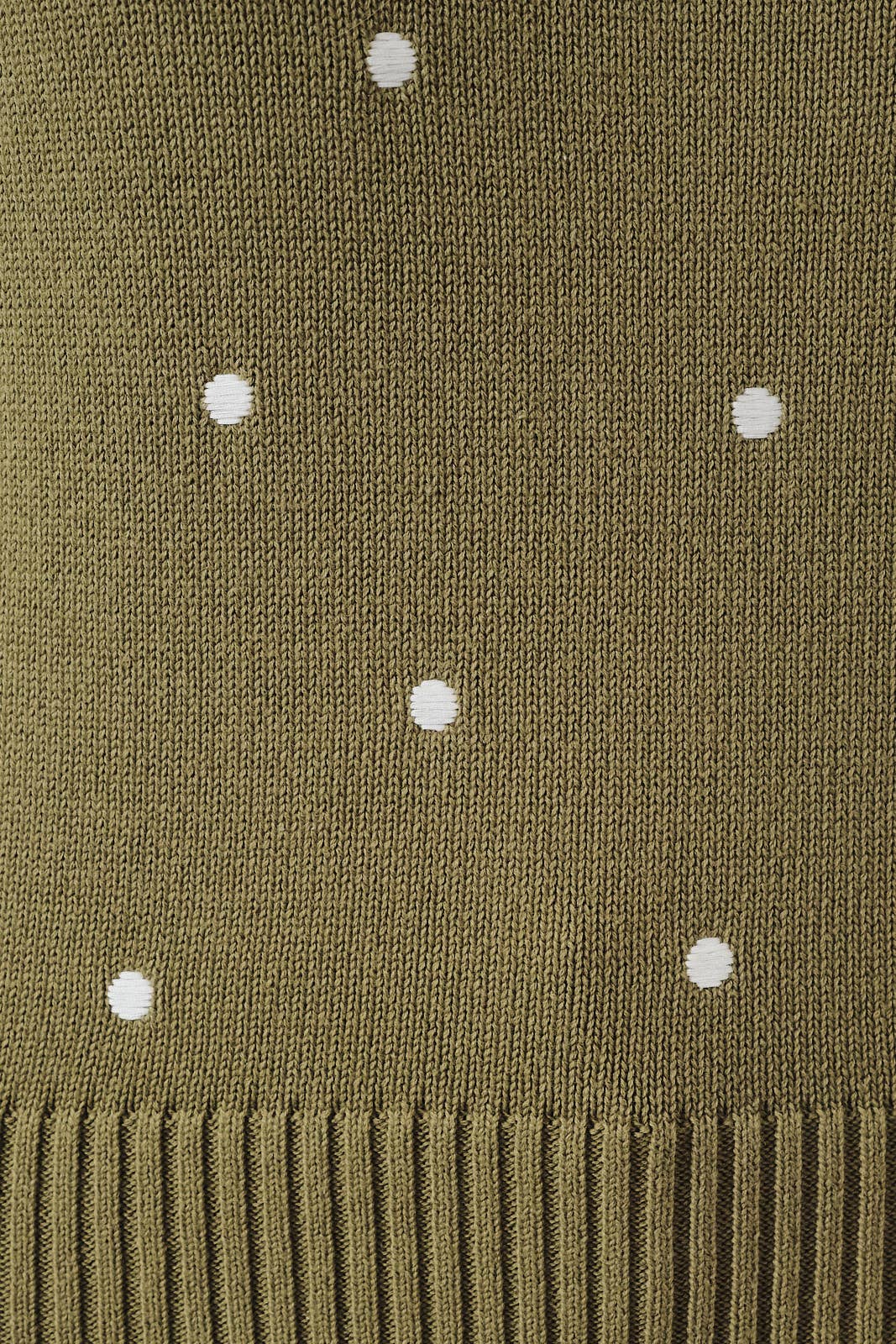 Polka Dot Embroidered Sweater