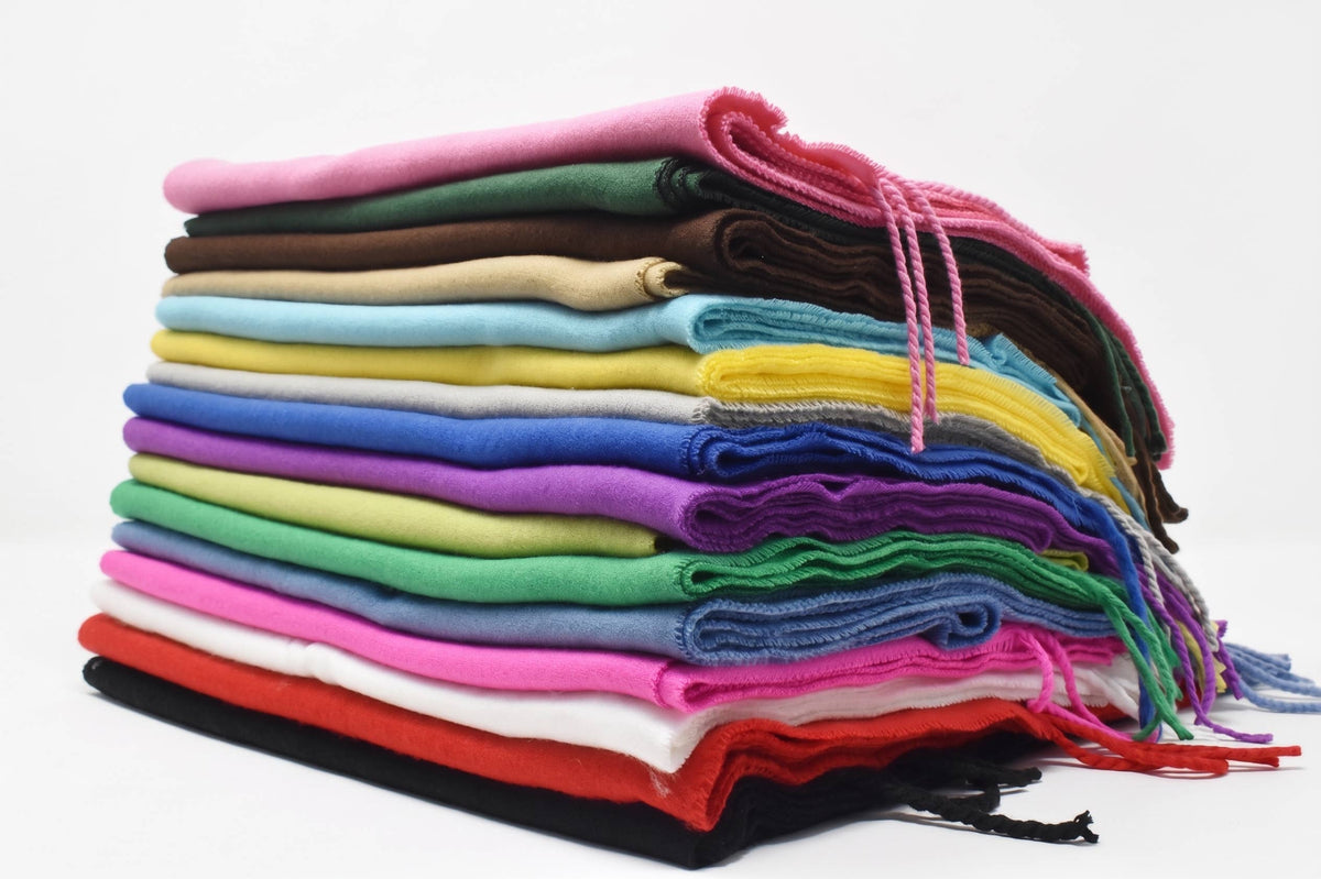 Winter Scarf Classic Plain Solid Soft Cashmere Feel