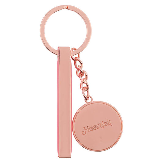 Keychain in Tin Pink Petals Shine