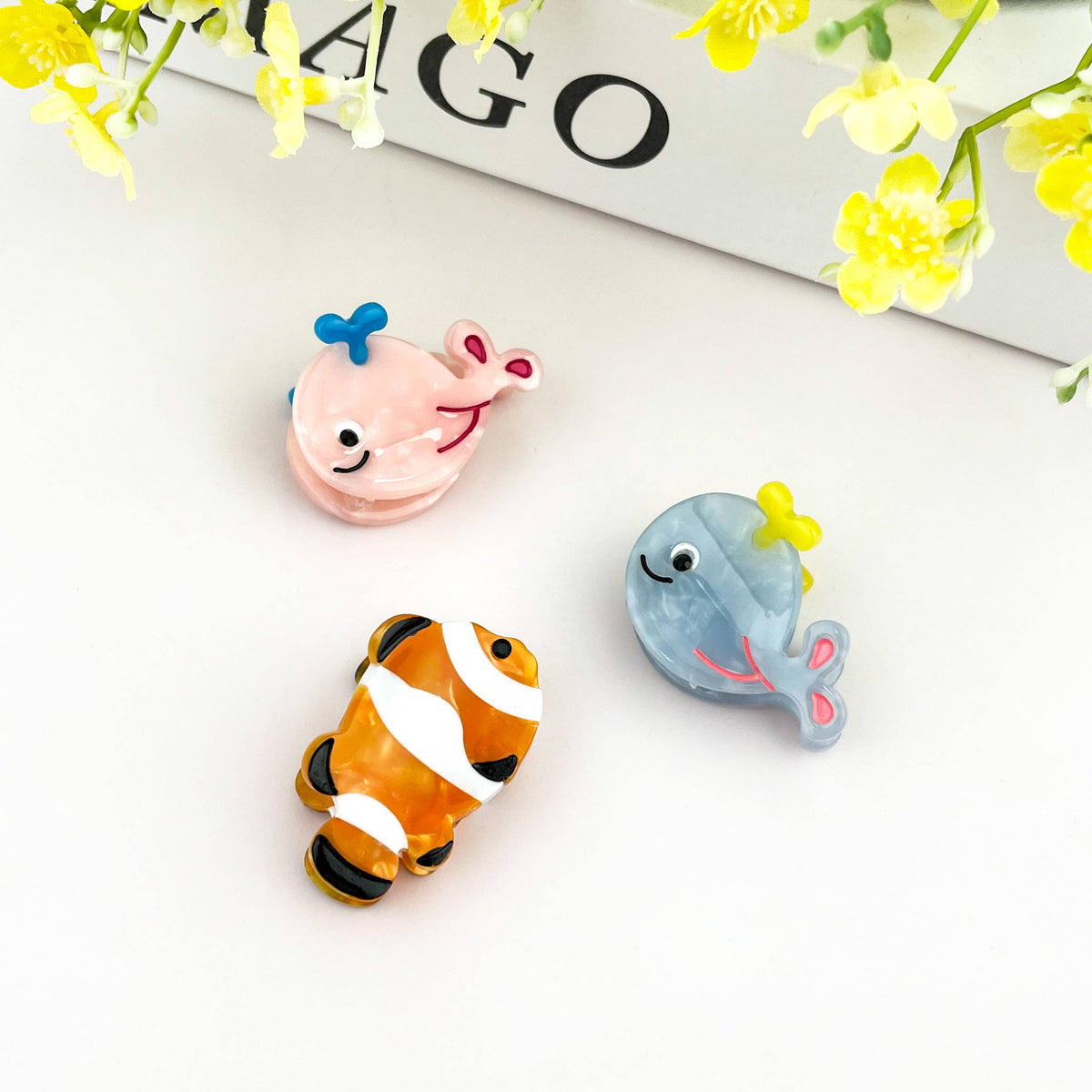 Ocean Fish Mini Claw Clip