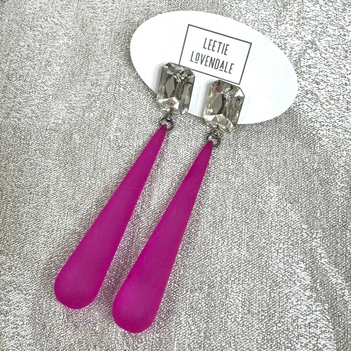 Shine On Statement Teardrop Earrings