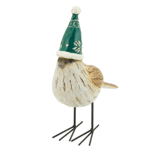 Bird with Winter Hat Figurine (Set of 4 pcs)