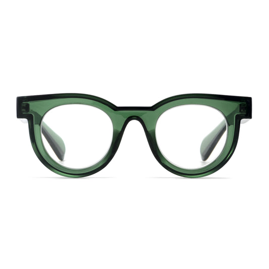 ARTI | Transparent Green | Progressive Blue Light